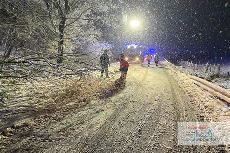 Wetterbedingte Eins Tze Freiwillige Feuerwehr Hansestadt Wipperf Rth