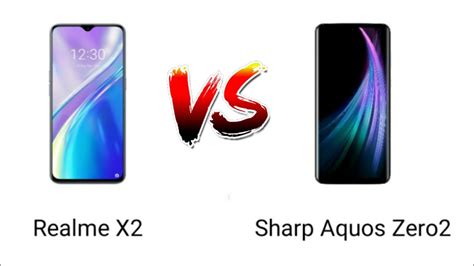 Realme X Vs Sharp Aquos Zero Specs Comparison L Camera Processor