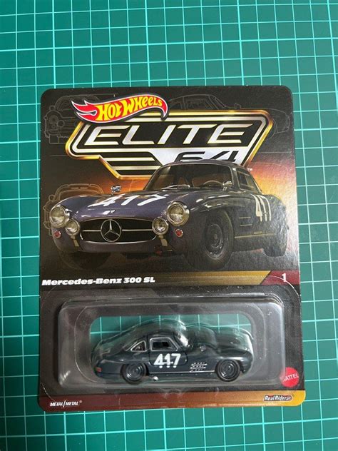 1 64 Hotwheels Hot Wheels Elite 64 Mercedes Benz 300SL Hobbies Toys Toys Games On Carousell
