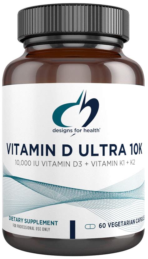 Designs For Health Vitamin D Ultra 10k 10000 Iu D3 High Potency D3