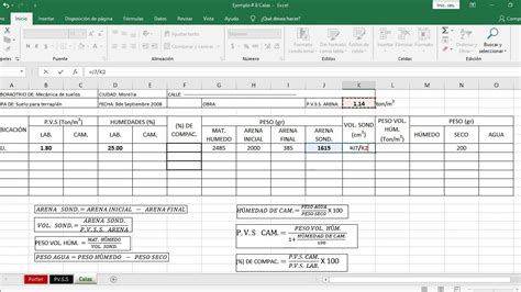 Ejercicio 8 Determinación Del Peso Volumétrico De Campo Youtube