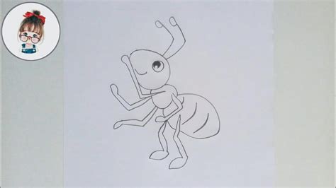 Easy Ant Sketch How To Draw Ant Easy Step By Step Mtcrdrawing Youtube