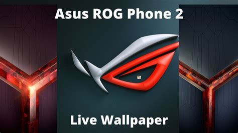 Rog Live Wallpaper 4K : Purple and blue light illustration, asus rog, 4k.