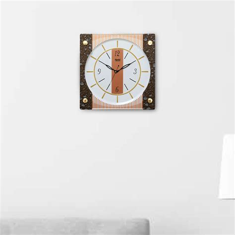 Copper Designer Sweep Second Clock Orpat