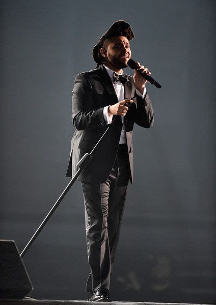 The Weeknd performs onstage during The 58th GRAMMY Awards | The weeknd, Grammy, John legend