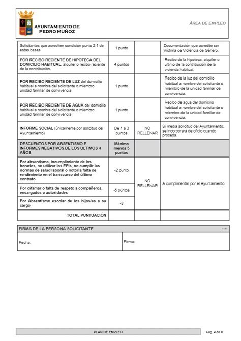 Plan De Empleo Para Peones De Servicios Generales Manchamedia