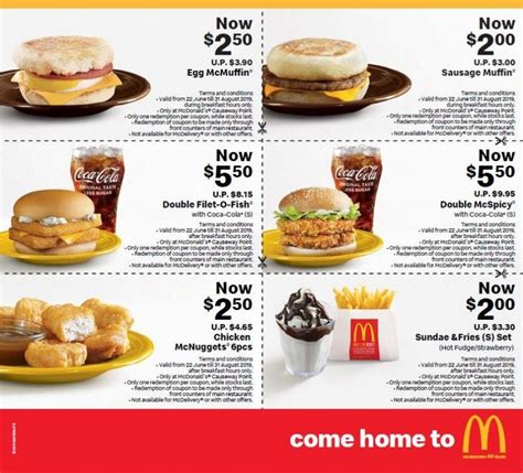 Enjoy Coupon Deals From Mcdonald S Causeway Point From Now Till Aug