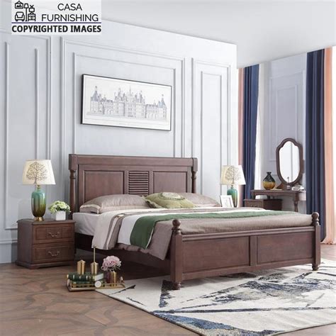 Modern Bed | Wooden Double Bed Price | Casa Furnishing