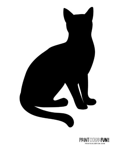 Printable Cat Pumpkin Stencils