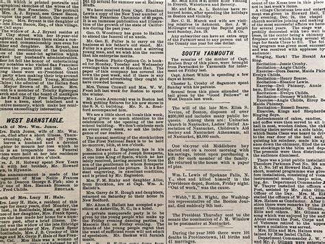 Cape Cod Newspaper Archives | Barnstable Patriot & The Register