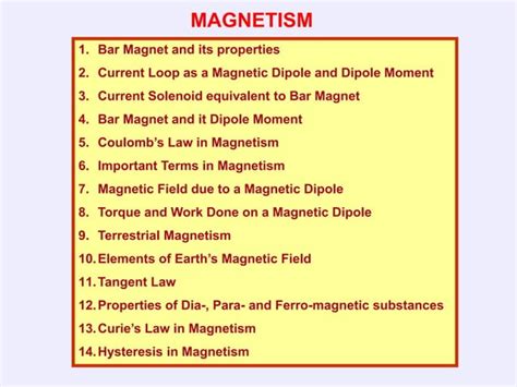 Magnetism Pptx