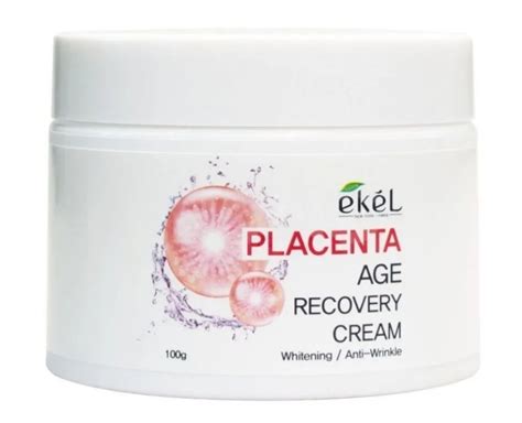 Ekel Крем для лица с фитоплацентой Age Recovery Cream Placenta, 100 г ...