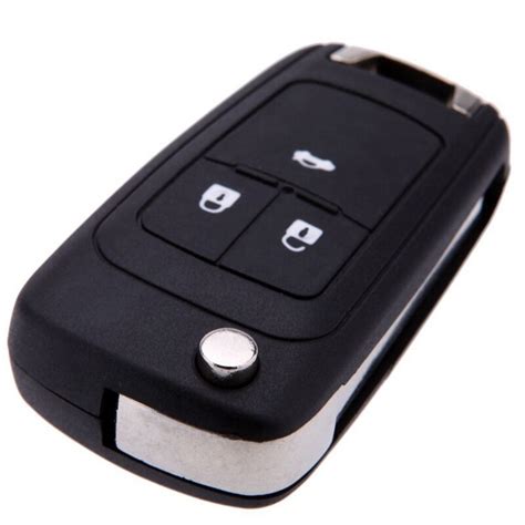 Replacement 3 Buttons Keyless Entry Remote Flip Folding Key Fob Case