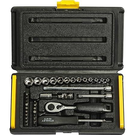 STANLEY STMT72795 8 SQ Drive Metric 1 2 6 Point Socket Set 24