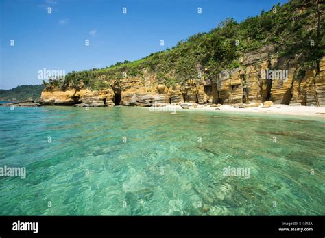 Secret Tropical Beach Paradise In Iriomote Jima Okinawa Japan Stock