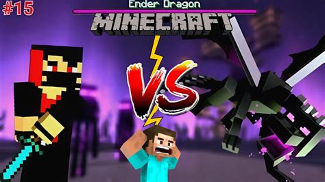 Defeating Ender Dragon In Minecraft Day 15 Aasspider Youtube