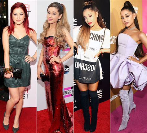 Ariana Grandes Style Evolution Red Carpet And Beyond