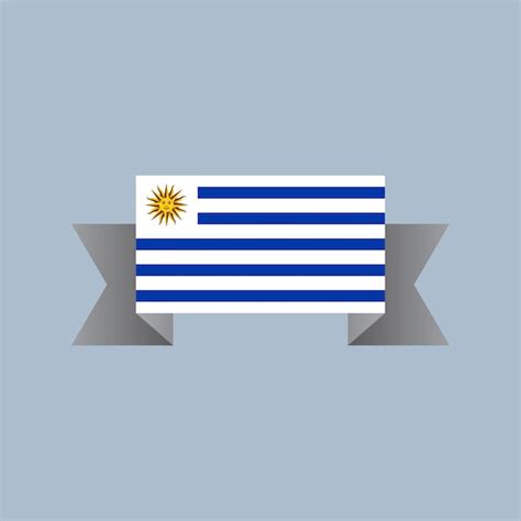 Premium Vector Illustration Of Uruguay Flag Template