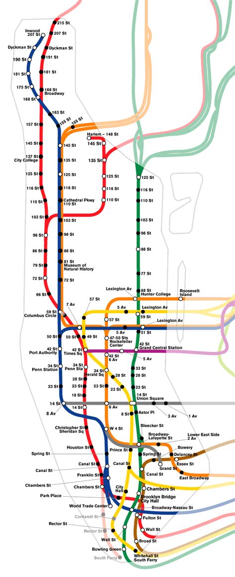 Map of Manhattan