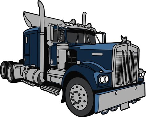 Peterbilt Truck Clipart