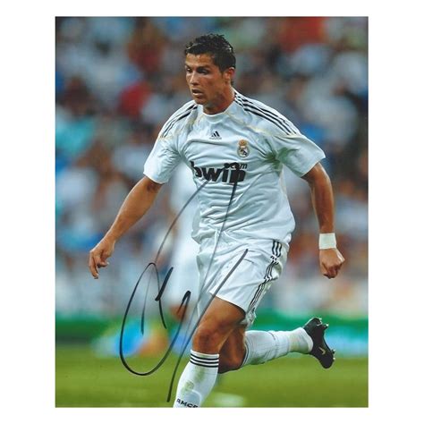 Autographe Cristiano Ronaldo Photo Dédicacée