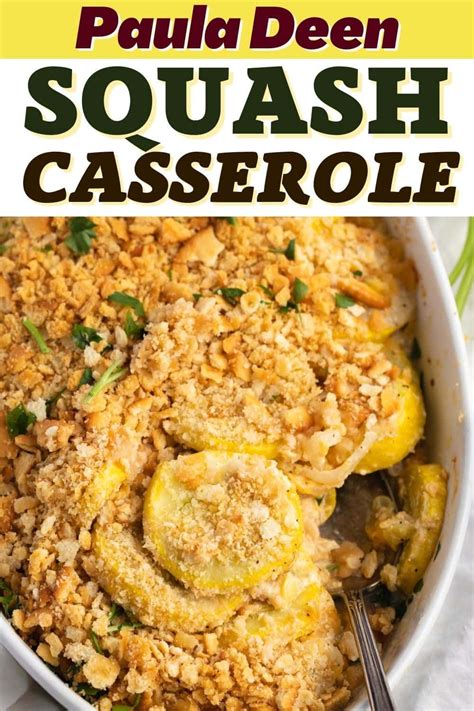 Paula Deens Squash Casserole Recipe Recipe Squash Casserole