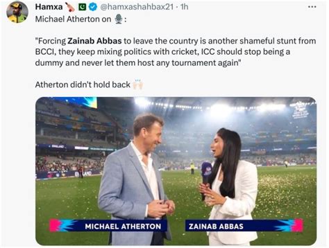 Why Did Sports Presenter Zainab Abbas Leave India Reviewit Pk