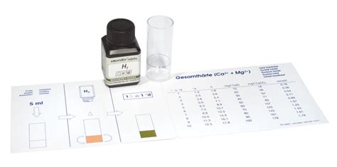 Visocolor Alpha Total Hardness Test Kit Vendart Diagnostics