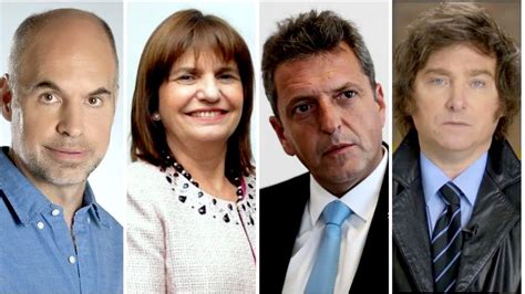 Rodríguez Larreta Sergio Massa Patricia Bullrich Y Milei