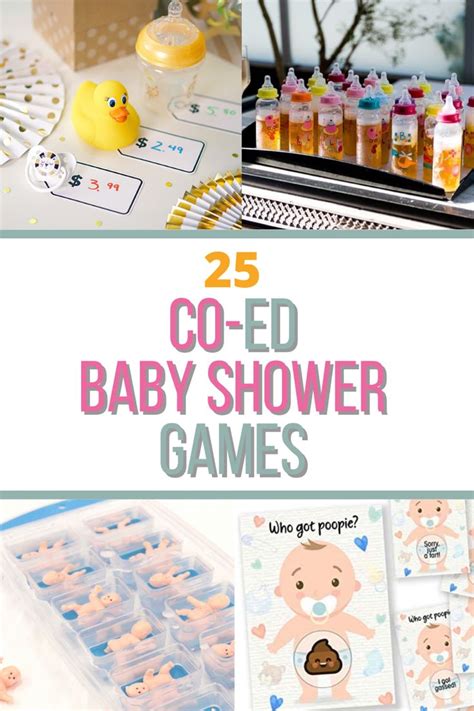 25 Co Ed Baby Shower Games That Are Actually Fun Baby Shower Funny