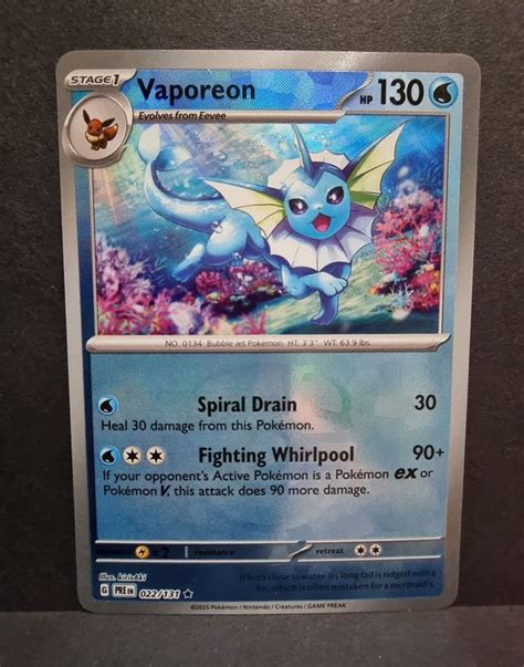 Pokémon Prismatic Evolution Vaporeon Masterball reverse Kaufen auf