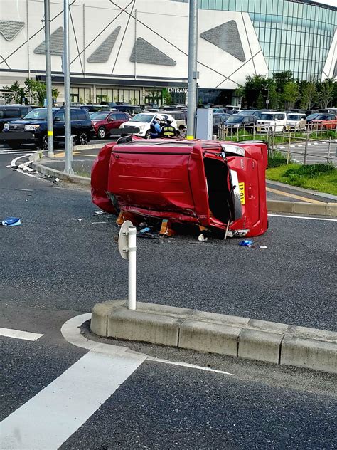 【事故】利府イオン近く「利府街道」で車大破し横転する事故「軽自動車くちゃくちゃ」 まとめダネ！