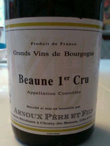 Domaine Arnoux Père Fils Beaune 1er Cru Vivino US