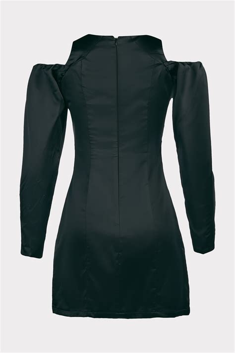 Платье мини с вырезами на плечах 1452005518-50 - купить в интернет ...