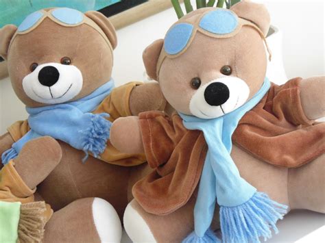 Atelier Auguri Pel Cias Personalizadas Urso Aviador