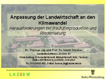 Anpassung Der Landwirtschaft An Den Klimawandel Interreg