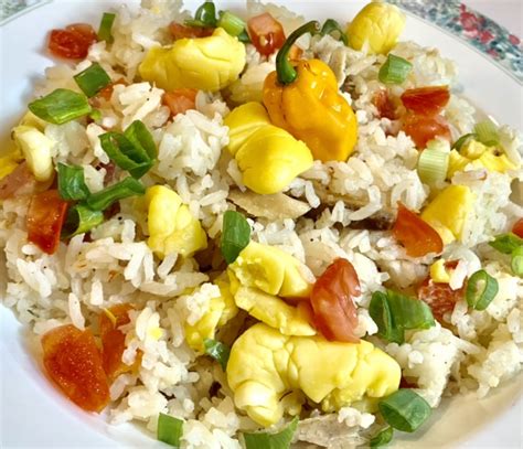 Jamaican Seasoned Rice With Ackee And Saltfish Chinese