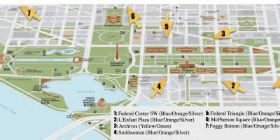 Walking map of dc monuments - Walking map of washington dc monuments ...