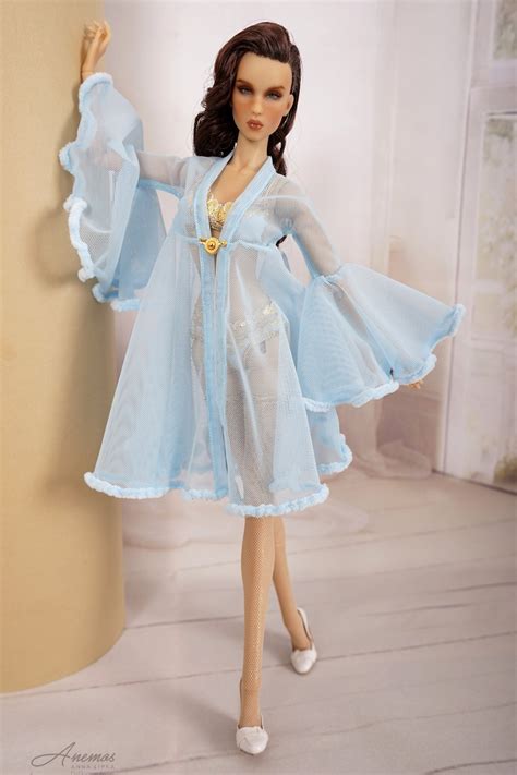 Baby Blue Lingerie Set Gold Valentine Day Collection Kingdom Doll Lingerie For Dolls An Em