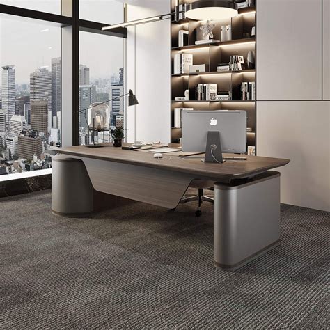 Luca Sit And Stand Executive Desk With Electric Lift And Reversible Retu