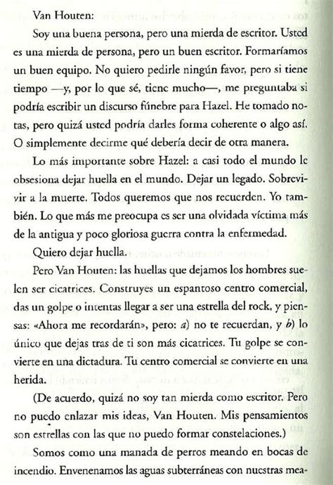 Carta De Augustus Waters Bajo La Misma Estrella John Green