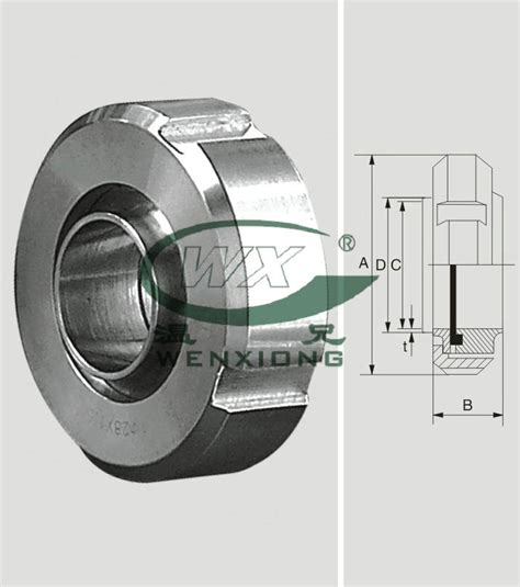 Stainless Steel DIN 11851 Union China Din Union And Sanitary Union