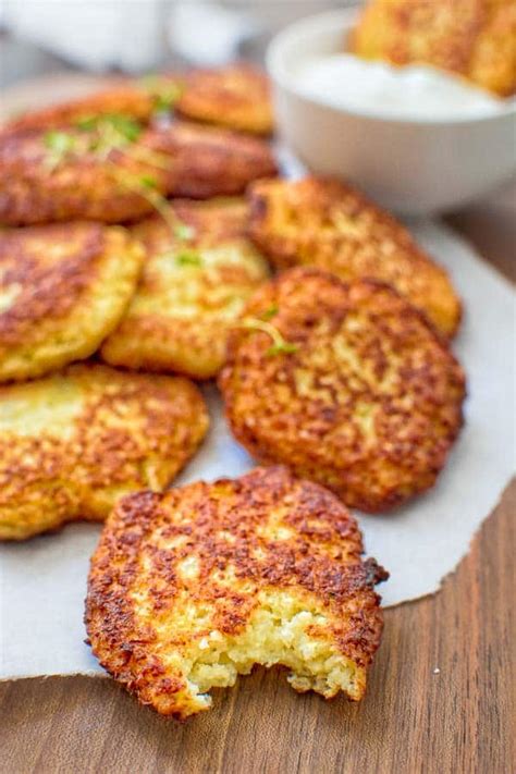 Basic Cauliflower Fritters | COOKTORIA