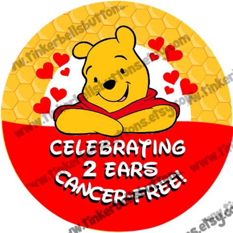 Fighting Cancer Disney Buttons Cancer Survivor Buttons Disney Etsy