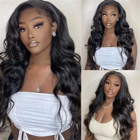 20 Inch Lace Front Wigs Human Hair Body Wave 4x4 Lace Closure Wigs Glueless Lace Front Wigs