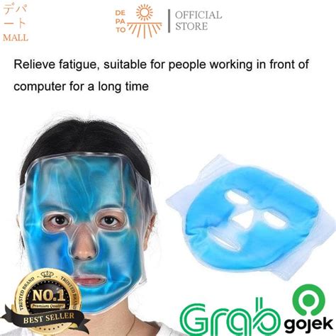 Jual Hot Cold Gel Beads Face Mask Penutup Kompres Wajah Panas Dingin DP Shopee Indonesia