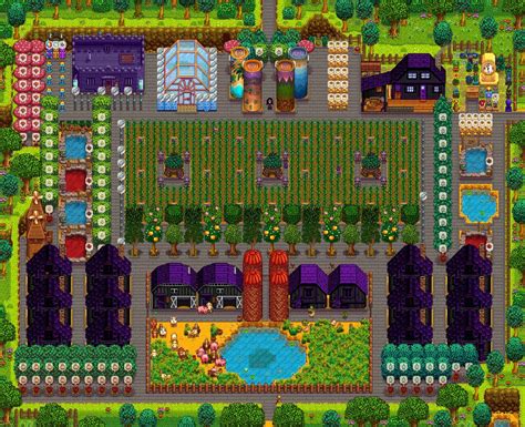 Stardew Valley Layout Standard Farm Stardew Valley Layout Fazenda