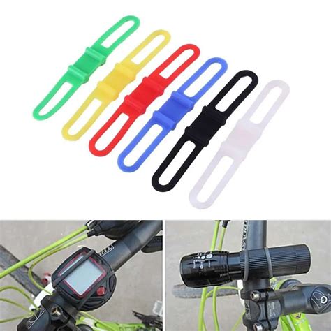 Bicycle Fastener Phone Band Bandage Holder Cycle Tie Mobile Bike Torch