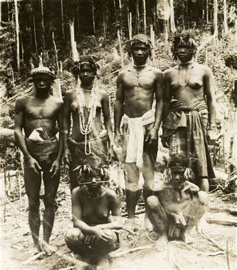 Aboriginal People Of Northern Malaysia A Group Of Semi Naked Aborigines From Th Photo