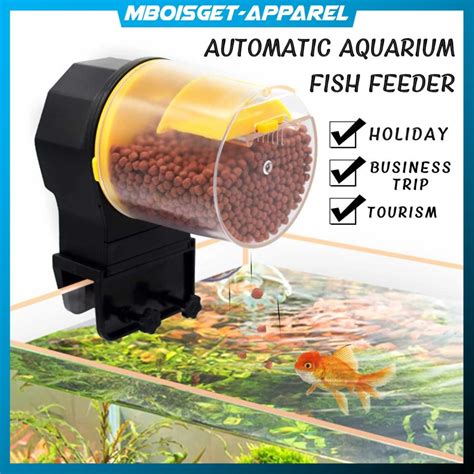 Jual Mboisget Dispenser Makanan Ikan Otomatis Aquarium Automatic Fish